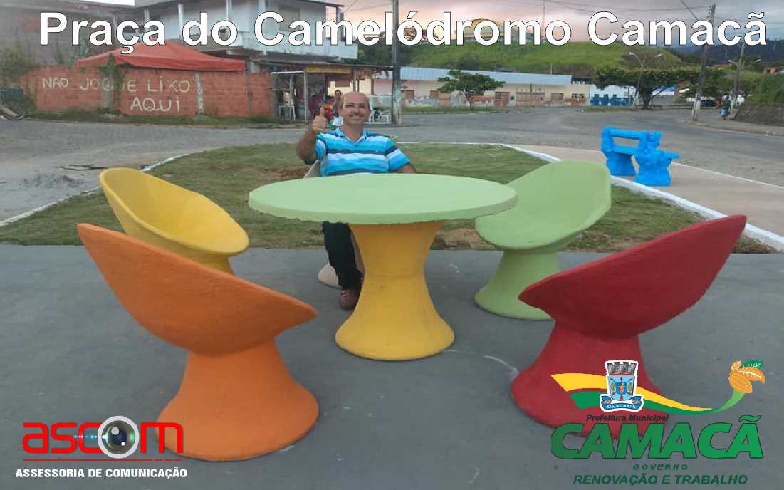 Prefeitura realiza decorações nas Pracinhas para ambiente de lazer